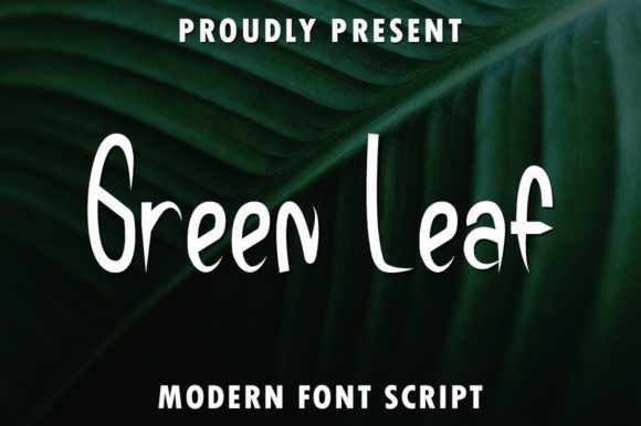 Green Leaf Font - Featured Image