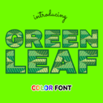 Green Leaf Font - Featured Image