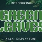 Green Leaves Font - Featured Image