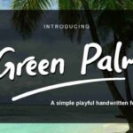 Green Palm Font - Featured Image