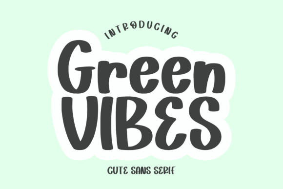 Green Vibes Font - Featured Image