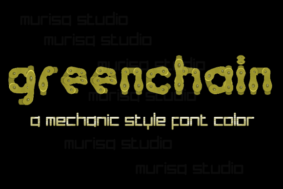 Greenchain Font - Featured Image