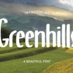 Greenhills Font - Featured Image
