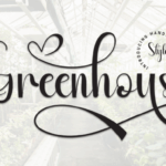 Greenhouse Font - Featured Image