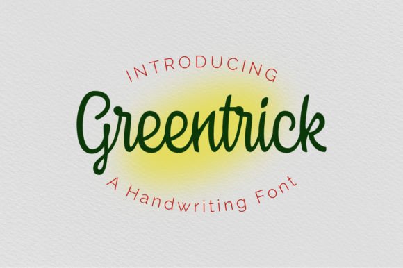 Greentrick Font - Featured Image