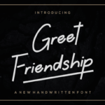 Greet Friendship Font - Featured Image