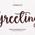 Greeting Font - Featured Image