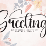 Greeting Font - Featured Image