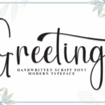 Greetings Font - Featured Image