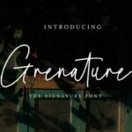 Grenature Font - Featured Image