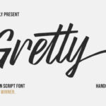 Gretty Script Font - Featured Image