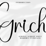 Grich Font - Featured Image