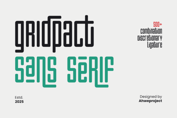 Gridpact Font - Featured Image