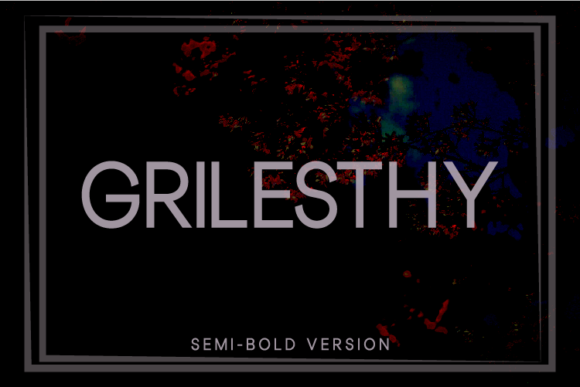 Grilesthy Semi-Bold Font - Featured Image