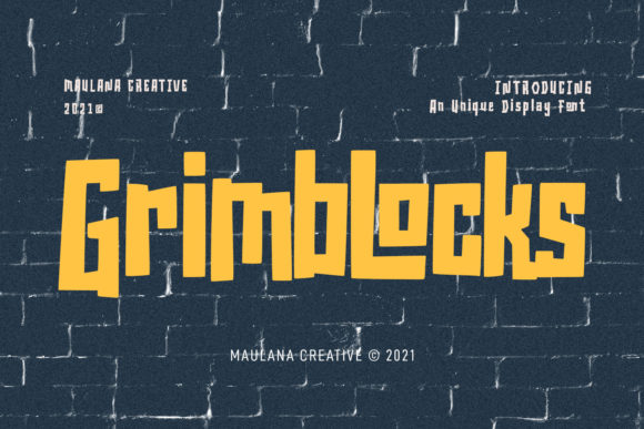 Grimblocks Font - Featured Image