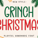 Grinch Christmas Font - Featured Image