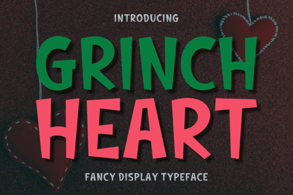 Grinch Heart Font - Featured Image