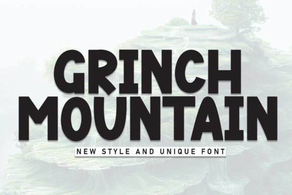 Grinch Mountain Font - Featured Image