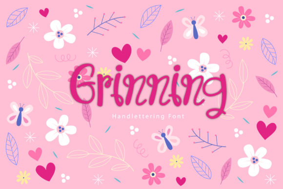Grinning Font - Featured Image