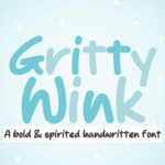 Grittywink Font - Featured Image