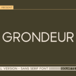 Grondeur Font - Featured Image