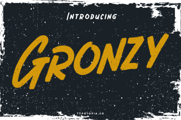 Gronzy Font - Featured Image