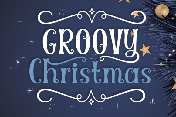 Groovy Christmas Font - Featured Image