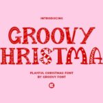 Groovy Christmas Font - Featured Image