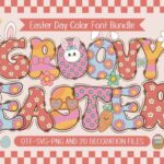 Groovy Easter Font - Featured Image