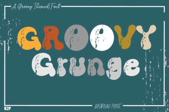 Groovy Grunge Font - Featured Image