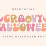 Groovy Halloween Font - Featured Image