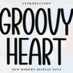 Groovy Heart Font - Featured Image