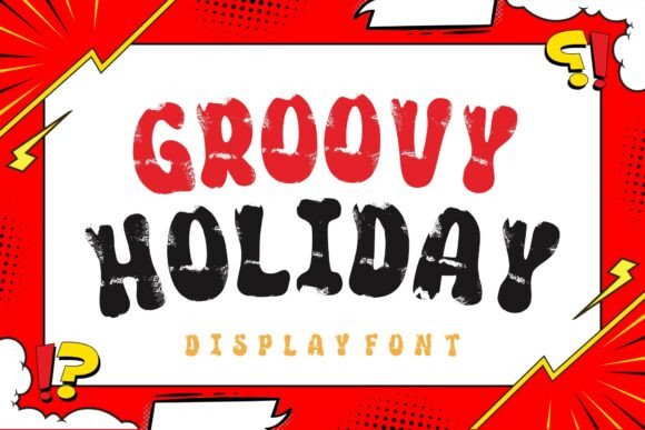 Groovy Holiday Font - Featured Image