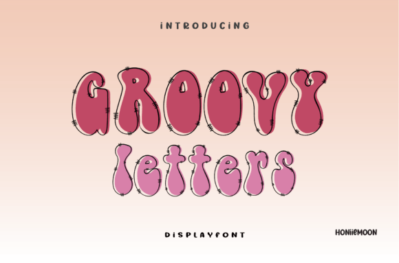 Groovy Letters Font - Featured Image