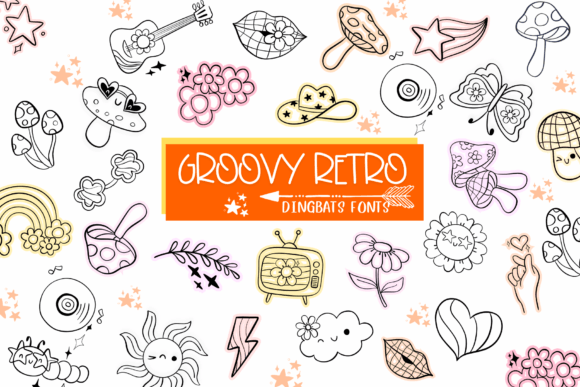 Groovy Retro Font - Featured Image