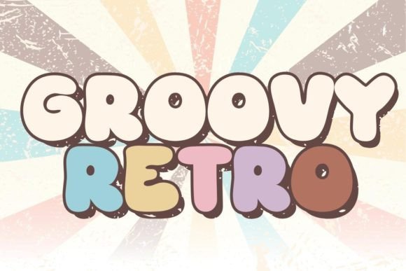 Groovy Retro Font - Featured Image