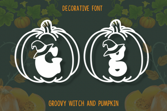 Groovy Witch and Pumpkin Font - Featured Image