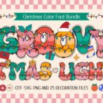 Groovy X'mas Light Font - Featured Image