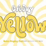 Groovy Yellow Font - Featured Image