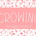 Growing Font - Featured Image