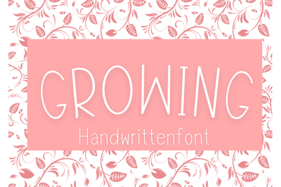 Growing Font - Featured Image