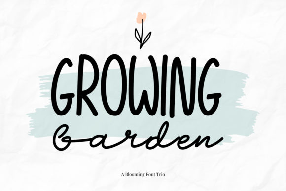 Growing Garden Font - Featured Image
