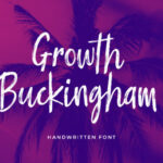 Growth Buckingham Font - Featured Image