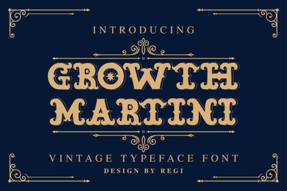 Growth Martini Font - Featured Image