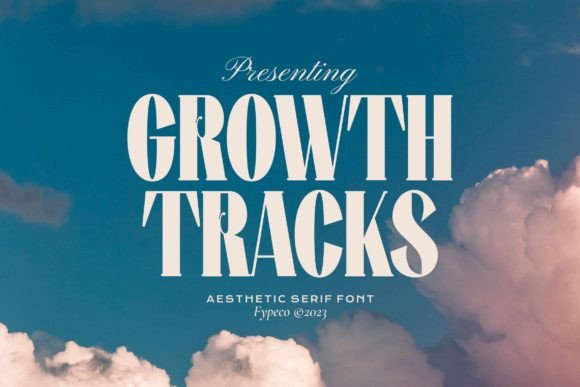 Growth Tracks Font - Featured Image