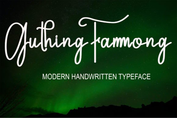 Guthing Fammong Font - Featured Image