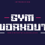 Gym Workout Font - Featured Image