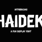 Haidek Font - Featured Image