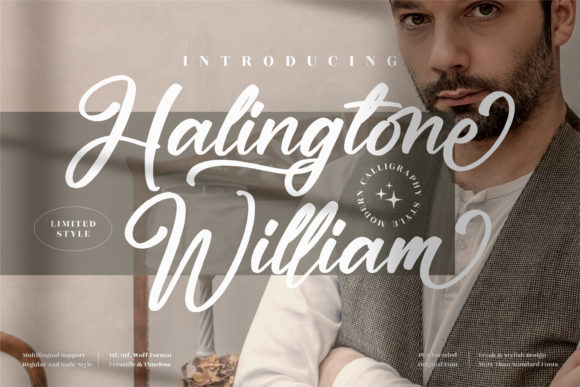 Halingtone William Font - Featured Image