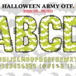 Halloween Army Bats Font - Featured Image